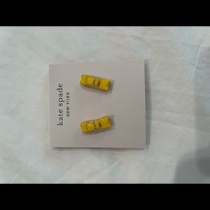 Kate spade taxi cab earrings